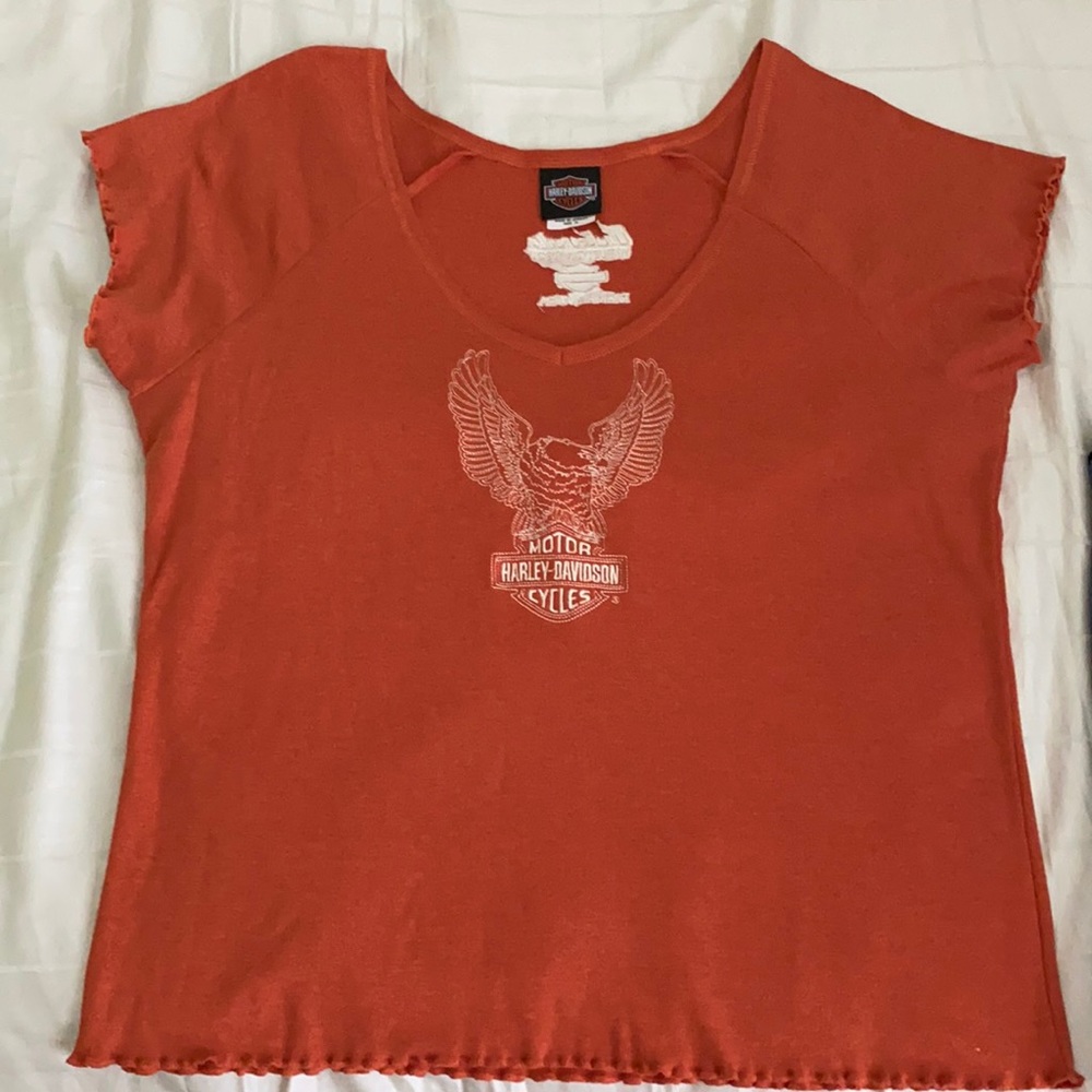 Ladies Orlando Harley Davidson shirt size XL